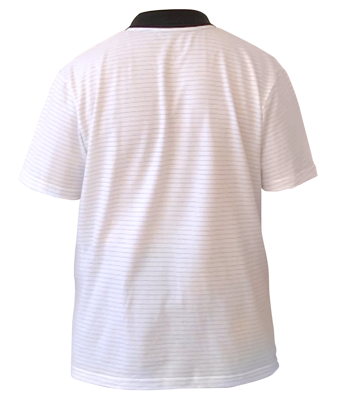 ESD Polo-Shirt Back APGZ Style White Unisex 3XL Antistatic Clothing ESD Garment - 473.APGZ-ATS15-W3X